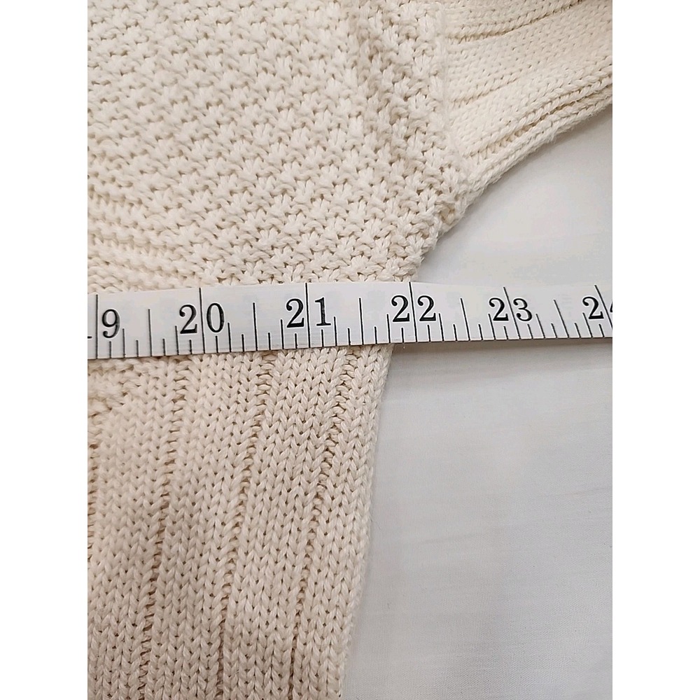 Vintage Cream Fisherman Jantzen Cable Knit Sweater Sportswear - Picture 3 of 6